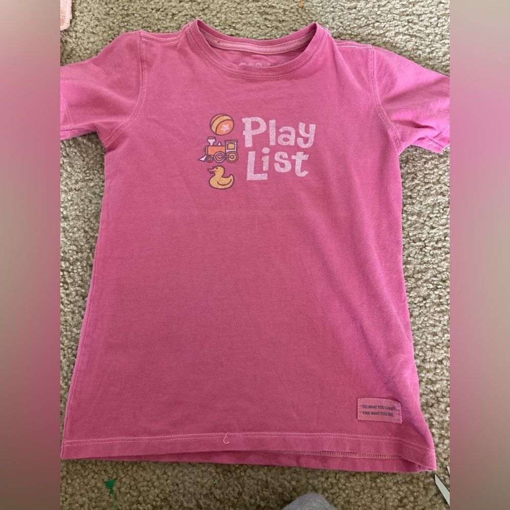 Girls Life is Good Play List Tshirt